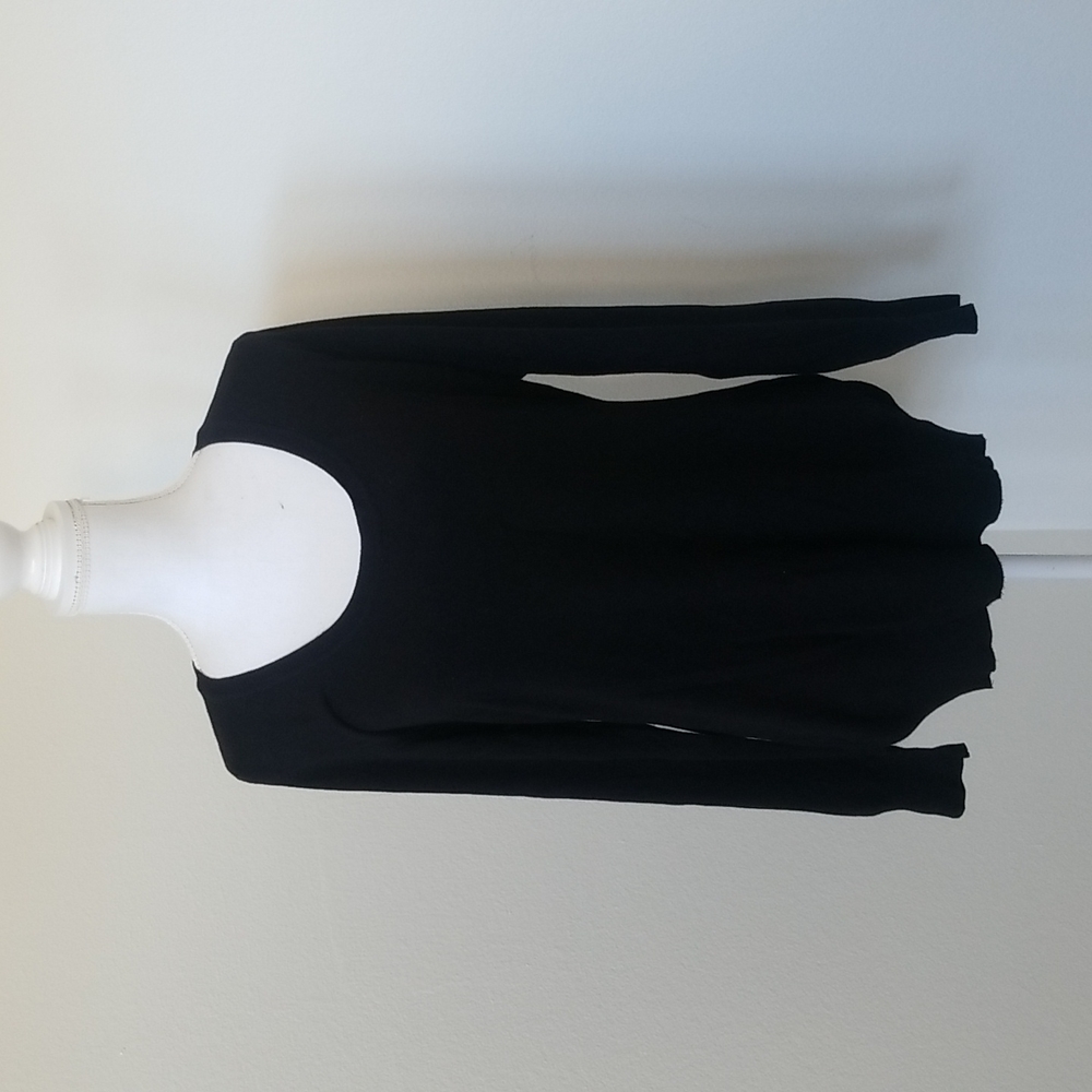 Burberry London Black Scoopneck Pullover Silk Blend Sweater